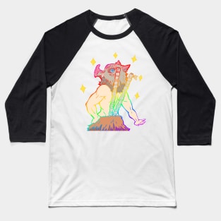 Rainbow Flag Boar Baseball T-Shirt